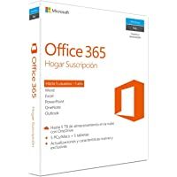 Los mejores  - Microsoft Office 365 - Paquete Hogar- Para 5 PCs-Macs + 5 tabletas- 1 año